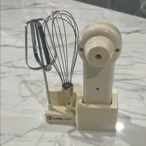 Small Hand Mixer with Attachments